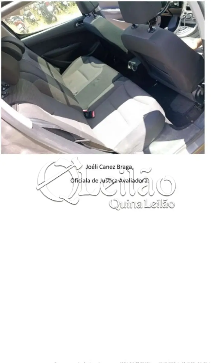 LOTE 001 - PEUGEOT 308 ALLURE 2.0 FLEX 16V – 2012/2013