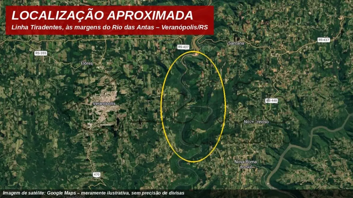 LOTE 001 - 11 hectares de mata nativa às margens do Rio das Antas — Veranópolis/RS