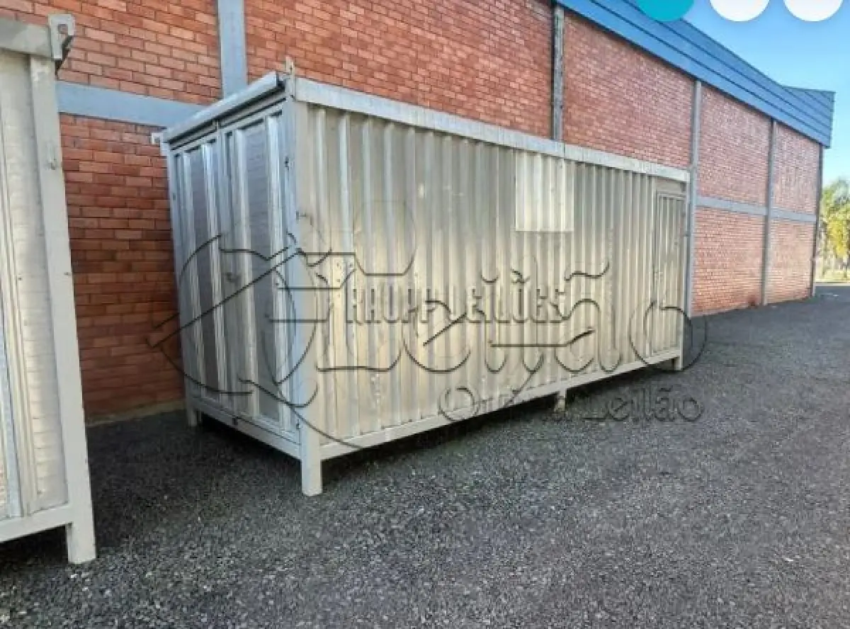LOTE 001 - 02 CONTAINERS USADOS 6M X 3M