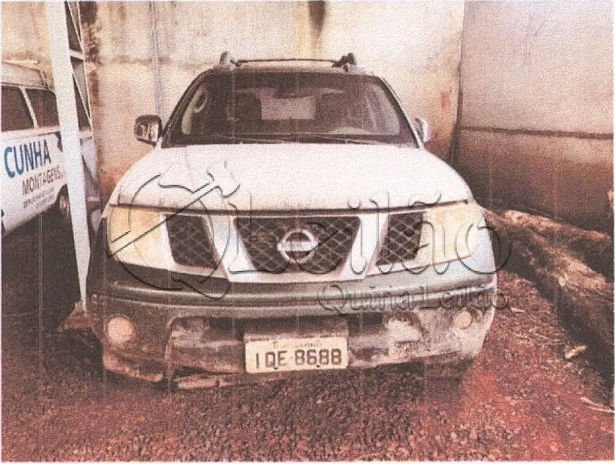 LOTE 001 - Lote 6A – Nissan Frontier LE 2.5 4x4 2009/2010 verde – placa IQE-8688 (não funciona) – Erechim/RS