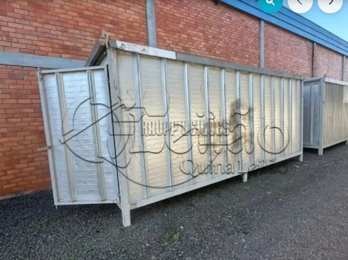 LOTE 001 - 02 CONTAINERS USADOS 6M X 3M