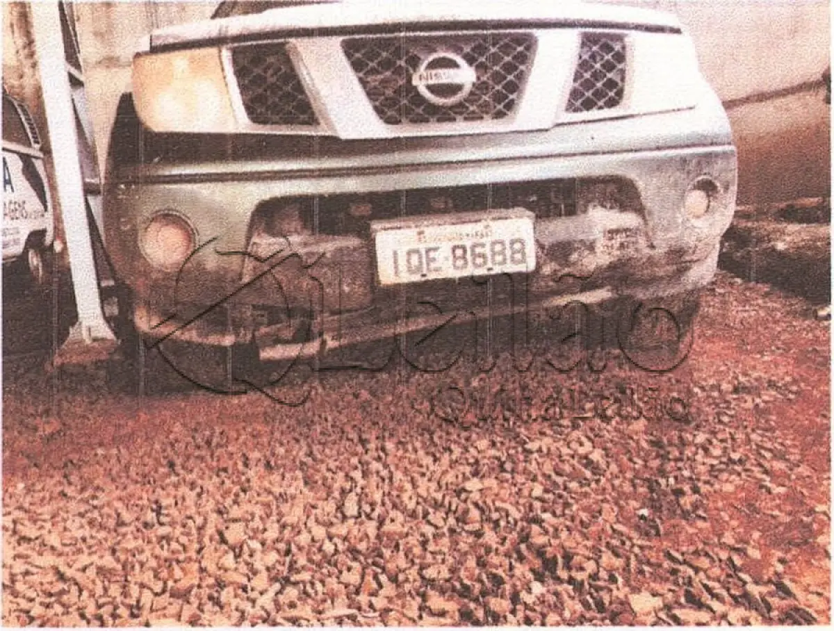 LOTE 001 - Lote 6A – Nissan Frontier LE 2.5 4x4 2009/2010 verde – placa IQE-8688 (não funciona) – Erechim/RS