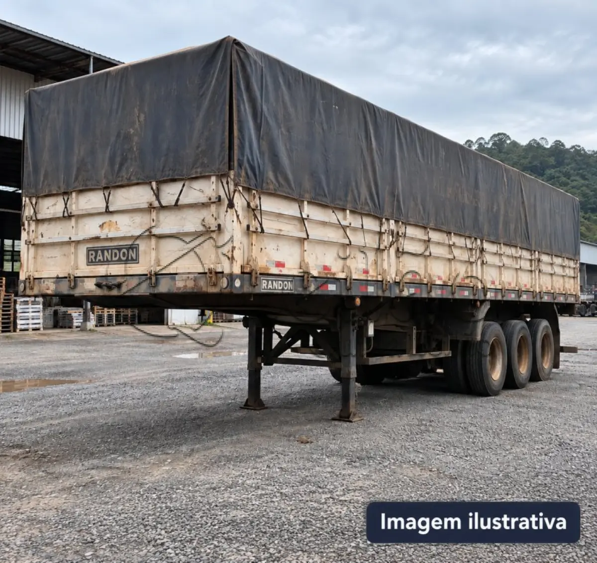 LOTE 001 - Semirreboque Randon SR GR TR 1993 – Placa IAZ3381