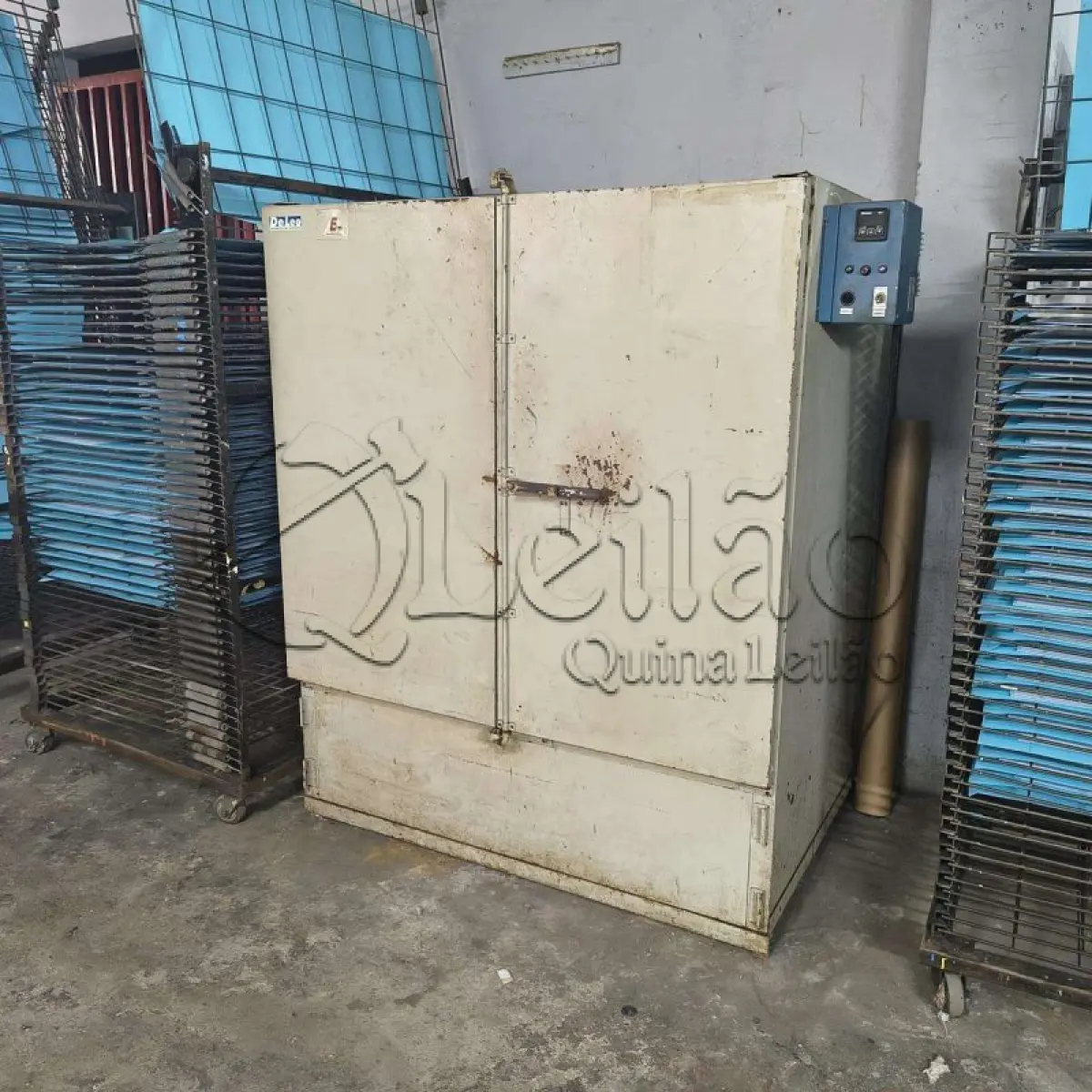 LOTE 001 - Maquinário industrial – retífica Inelbra, estufa Deleo 480 L, plotter Mimaki e mais – Canoas/RS