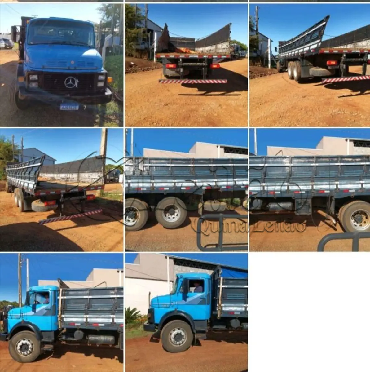 LOTE 001 - Caminhão Mercedes-Benz L1313 1976 – carroceria aberta – Horizontina/RS