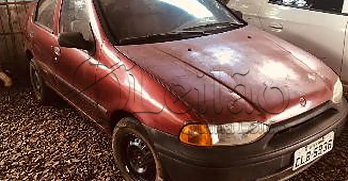 LOTE 001 - Lote 6B – Fiat Palio ED 1997 vermelho – placa CLB-5936 – Erechim/RS