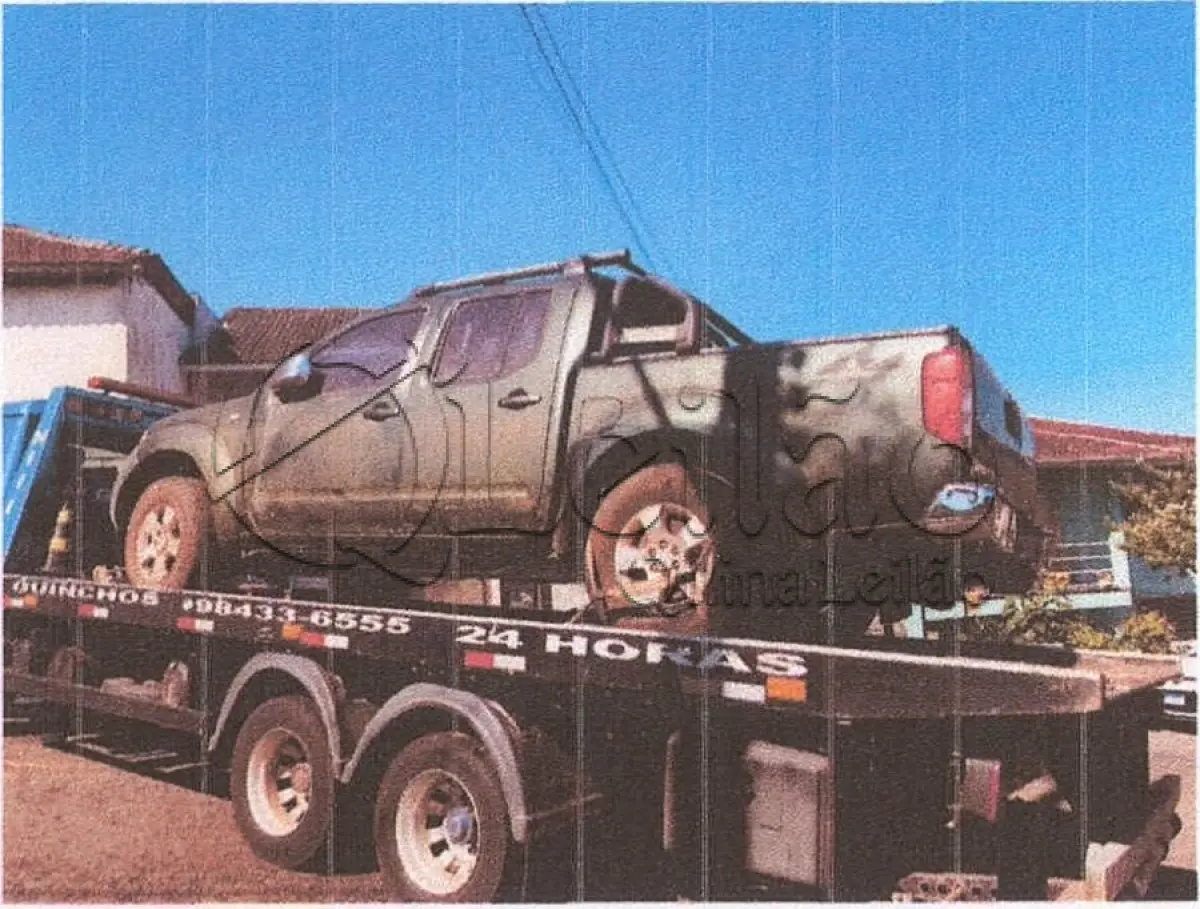 LOTE 001 - Lote 6A – Nissan Frontier LE 2.5 4x4 2009/2010 verde – placa IQE-8688 (não funciona) – Erechim/RS