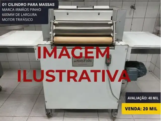 Cilindro para massas - Masseira industrial