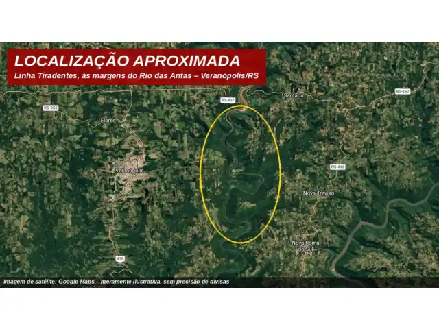 11 HECTARES DE MATA NATIVA ÀS MARGENS DO RIO DAS ANTAS – VERANÓPOLIS/RS