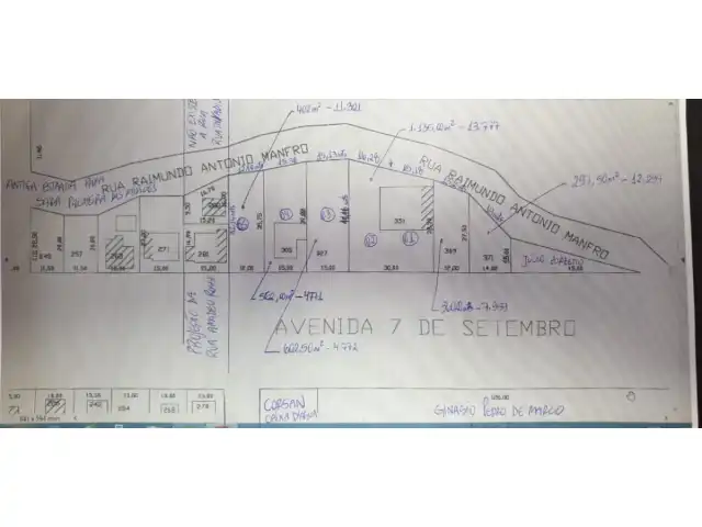 50% DE 6 TERRENOS URBANOS CONTÍGUOS (3.359 M²) NA QUADRA D – SARANDI/RS