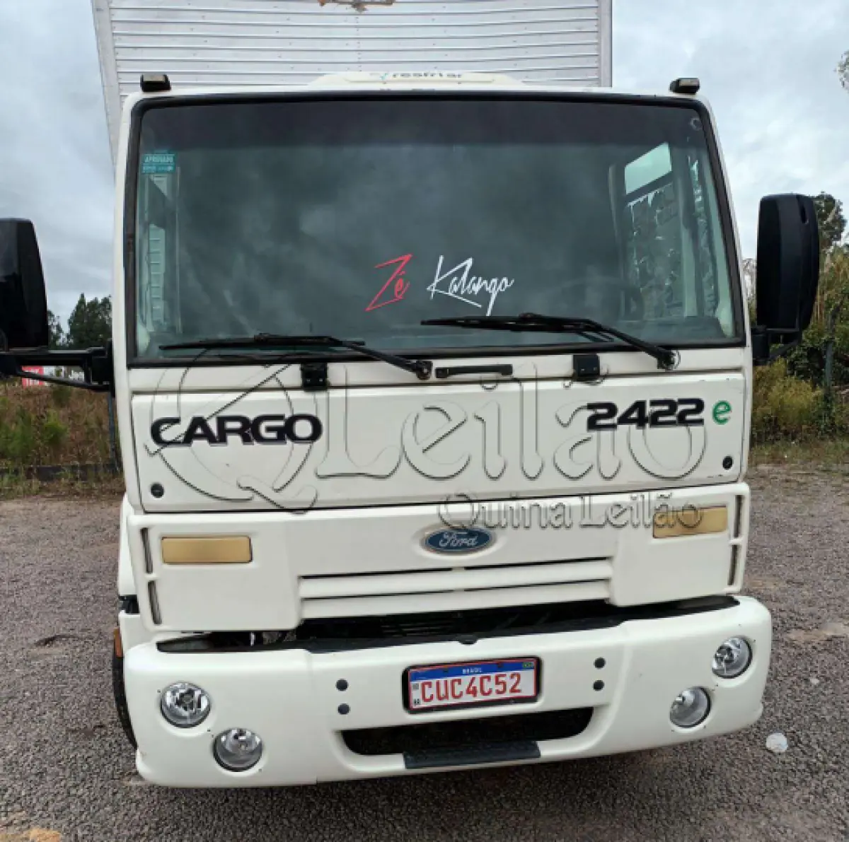LOTE 001 - Caminhão Ford Cargo 2422E 2009 – Placa CUC4C52