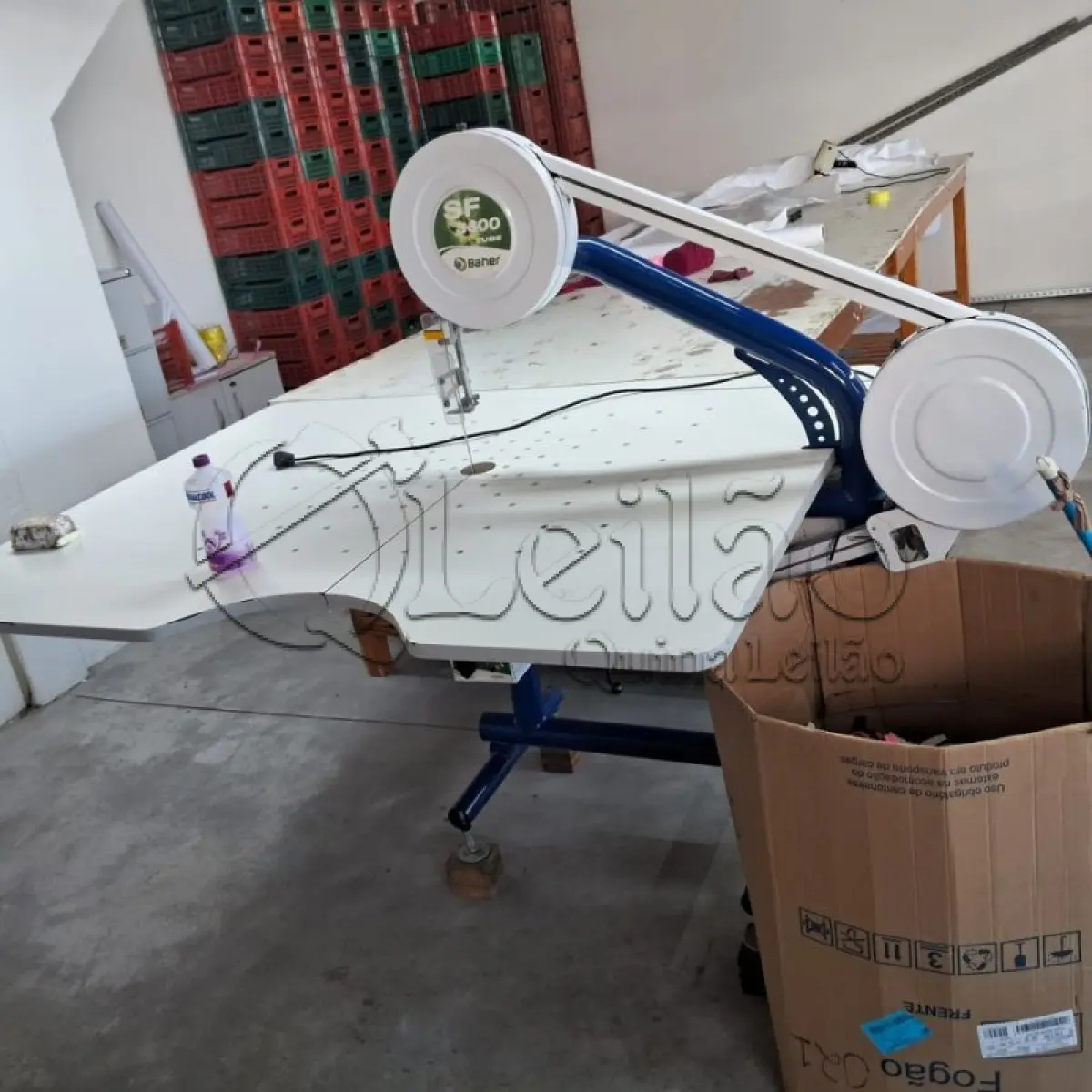 LOTE 001 - Serra fita Baher SF 3600 Tube – em perfeito funcionamento – Guaporé/RS