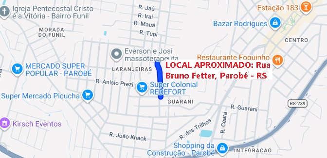 TERRENO URBANO – PAROBÉ/RS