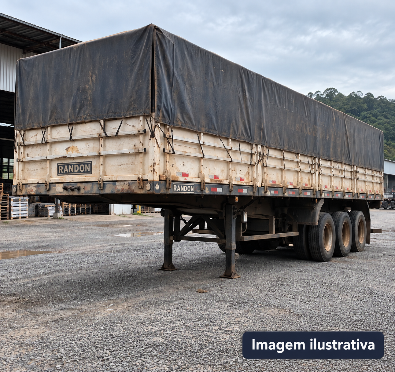 Semirreboque Randon SR GR TR 1993 – Placa IAZ3381